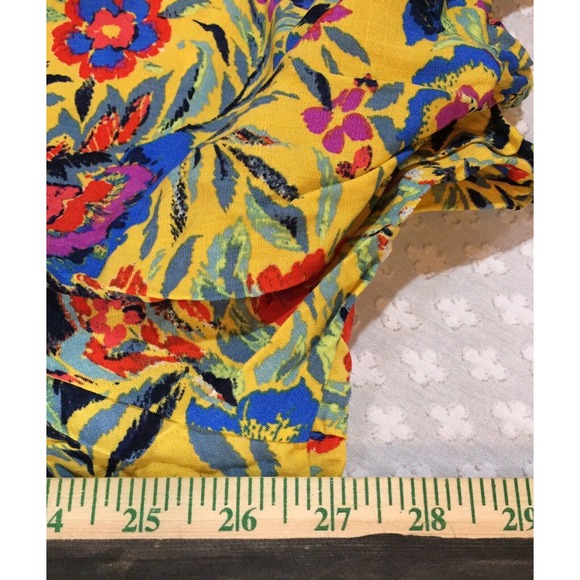 Terra & Sky 3x Plus Woman Colorful Shirt Elastic Neck & Sleeve End, Puff Sleeve - Picture 5 of 6